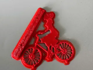 cycling lady