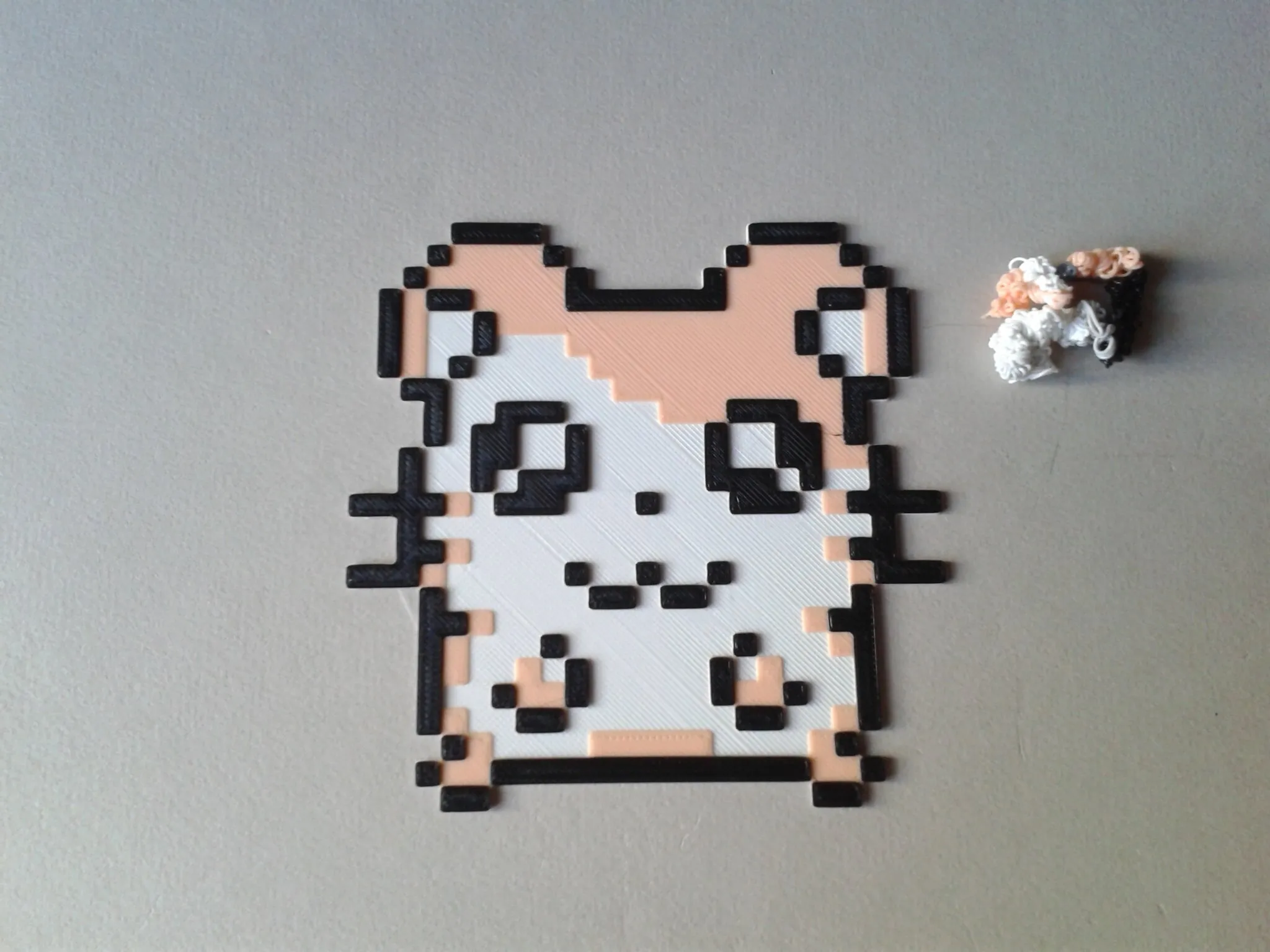 Hamtaro, Pixel Art, 2 filament changes