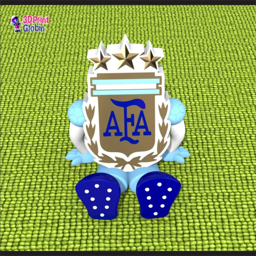 3D Printer Files | 3MF File | Escudo Argentina AFA - Soporte de Celular ...