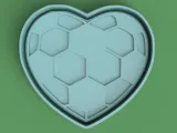 cortante + estampa de pelota de futbol  /  soccer cutter-0