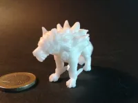 Ice Wolf - Monstrous Creature - PRESUPPORTED - 32mm Scale-2