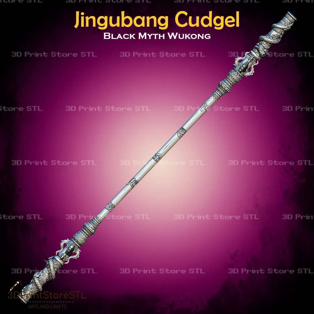 Jingubang Cudgel Cosplay Black Myth Wukong - STL File