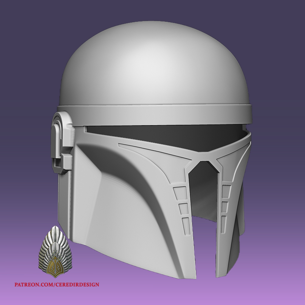 Mandalorian Praetor Helmet 3d digital download | 3D модели скачать |  Creality Cloud