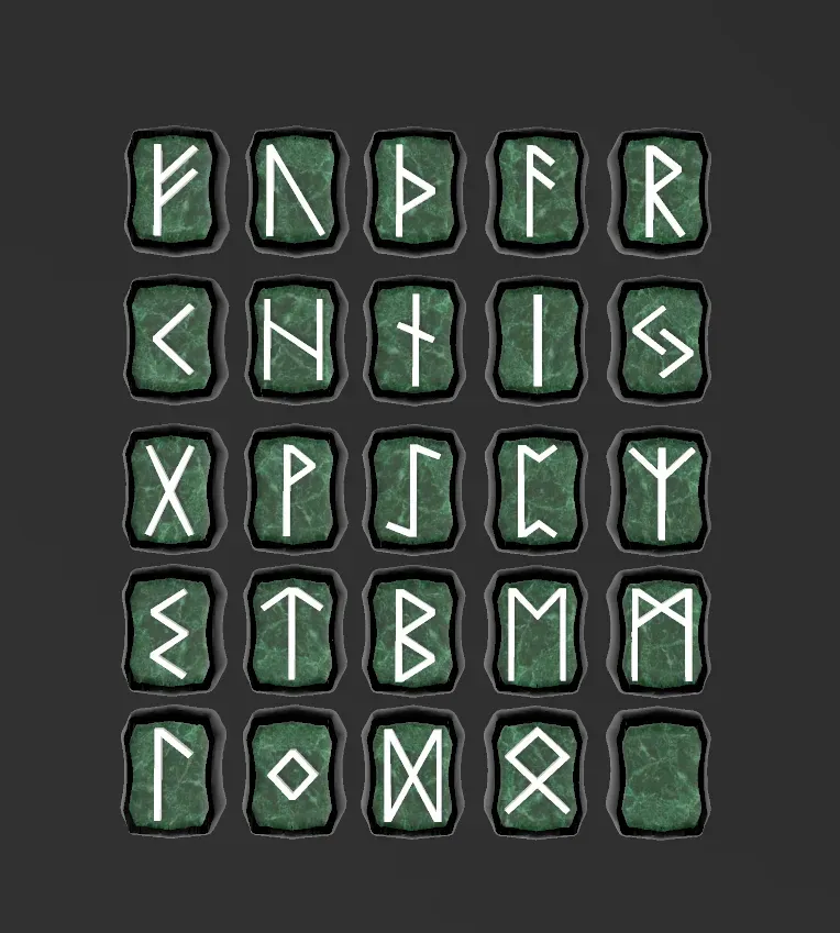 Set de rune nordice