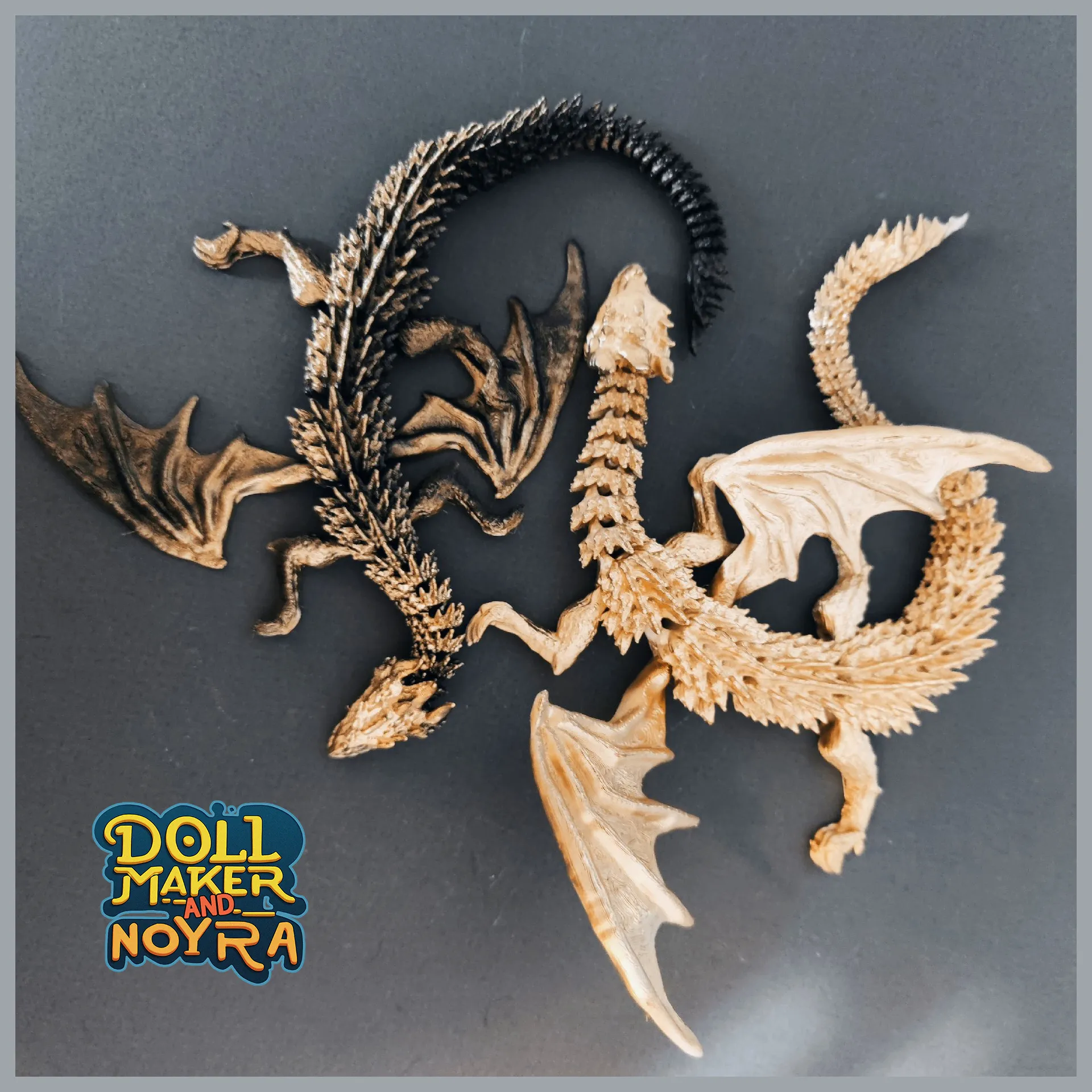 Articulated flying dragon