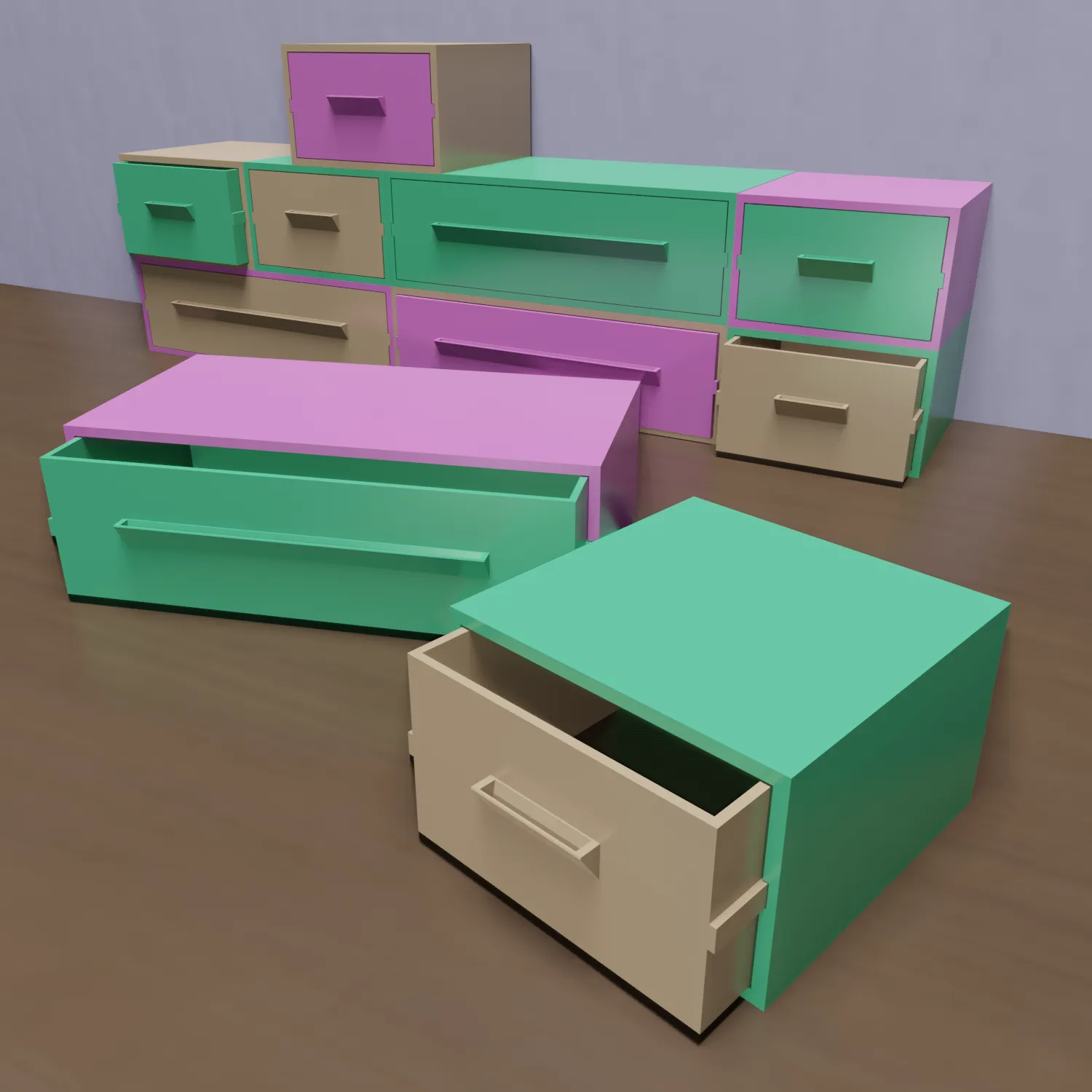 Cassetto organizer Box