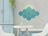 3d wall panel decor "hexagon"-3