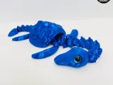 Lucky Plesiosaurus Turtle - Swappable Shell - Articulated-2
