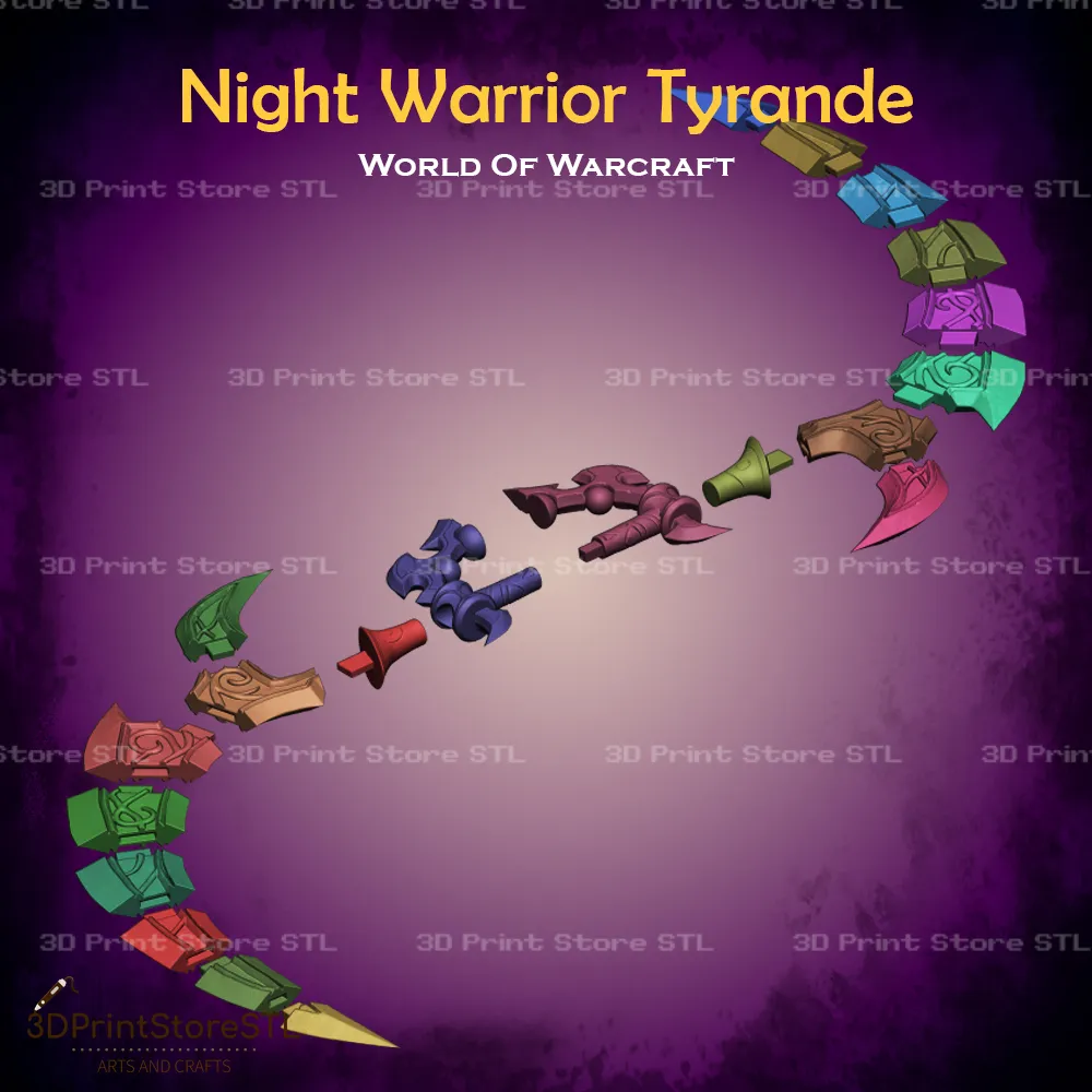 Night Warrior Tyrande Weapon From World Of Warcraft
