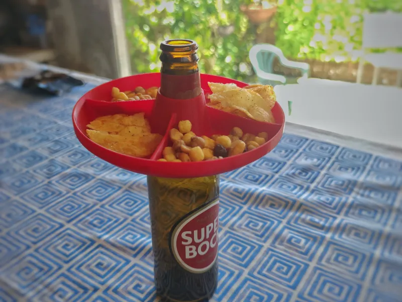 Universal Beer Snacks Holder