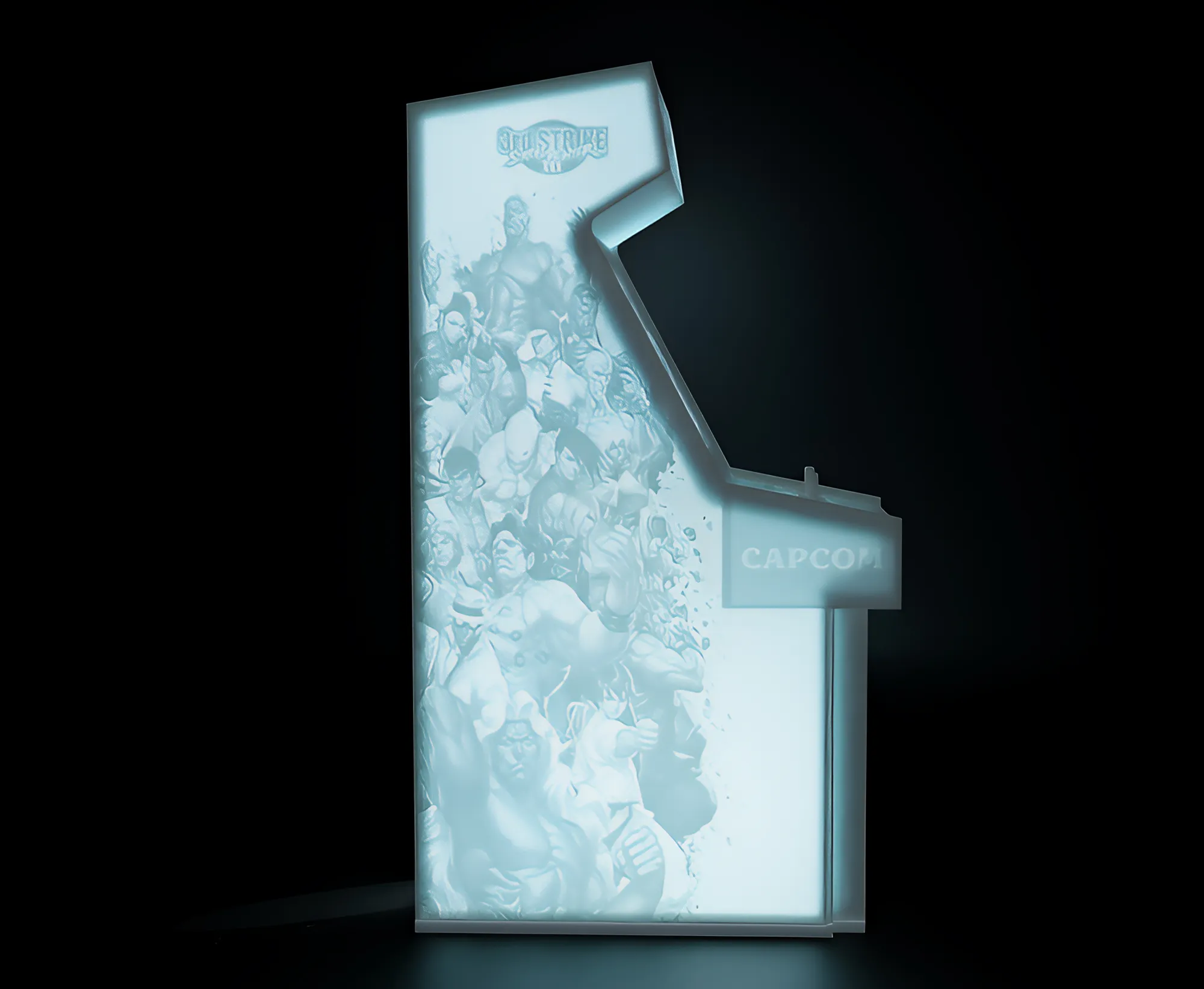 Street Fighter 3rd Strike Arcade Cabinet with Lithophane