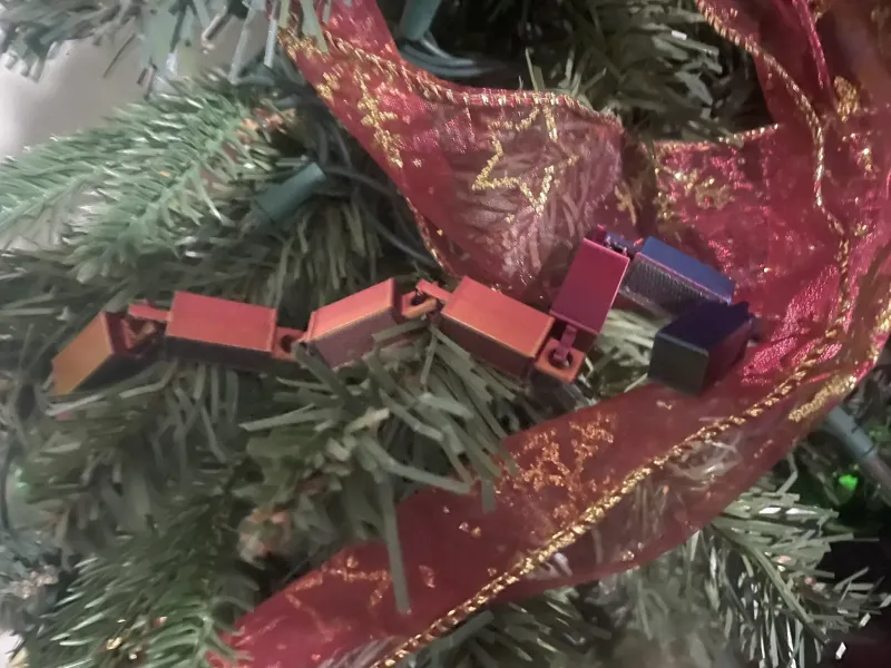 Tinsel and Ornament for Christmas Tree