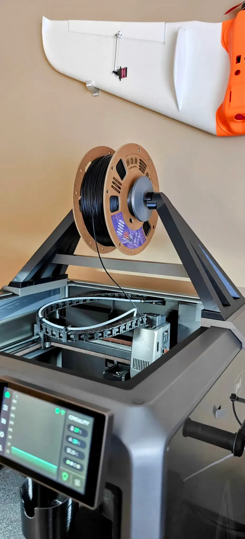 K2 Plus Top Mount Spool Holder - Print TPU Easily!