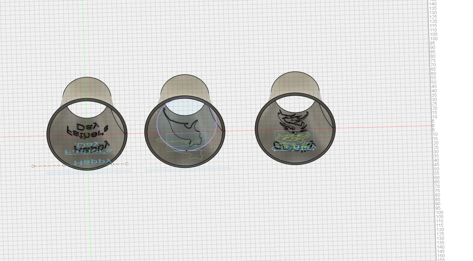 Should the text and images be debossed or embossed for a mold ...