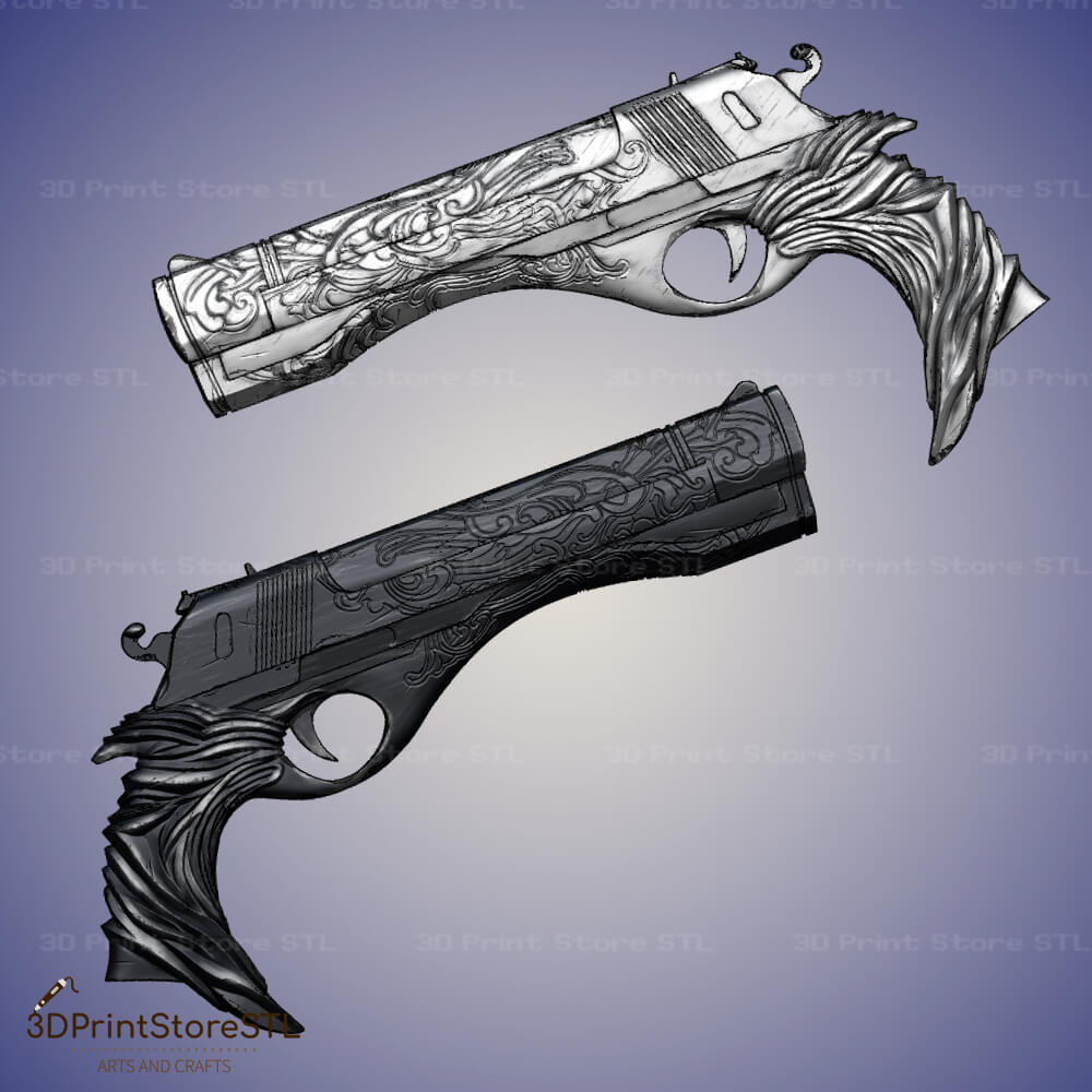 Ebony And Ivory Final From Devil May Cry Cosplay 3d Models Download 
