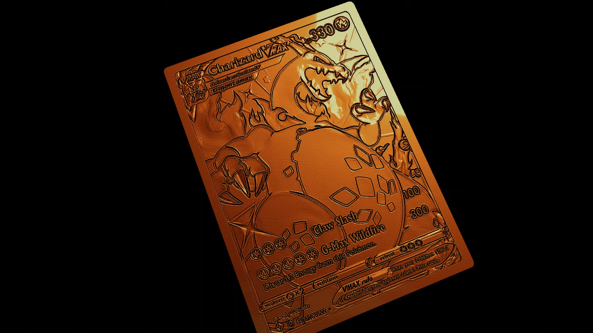 Other STL Download - Charizard VMax - Pokemon cardby Jlo3d