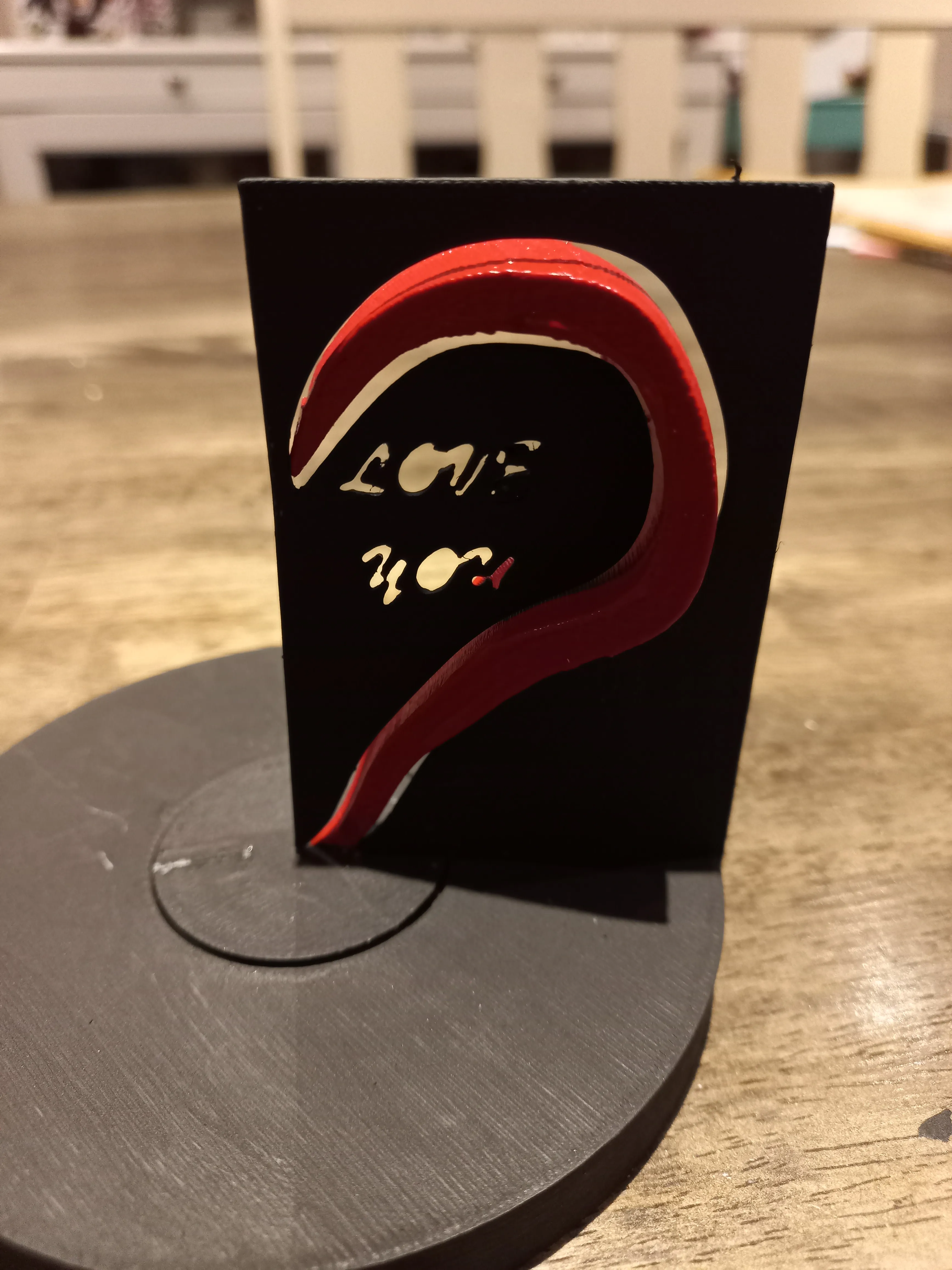 3D Printer Files | 3MF File | Valentines - Artsy I Love You Heart ...