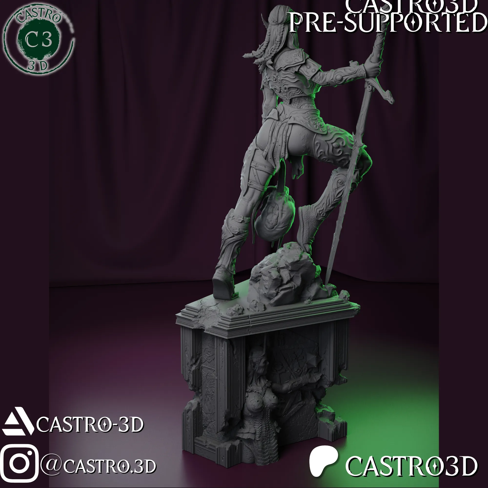 LaeZel - Champion of Vlaakith - Baldurs Gate 3 Mini Collecti