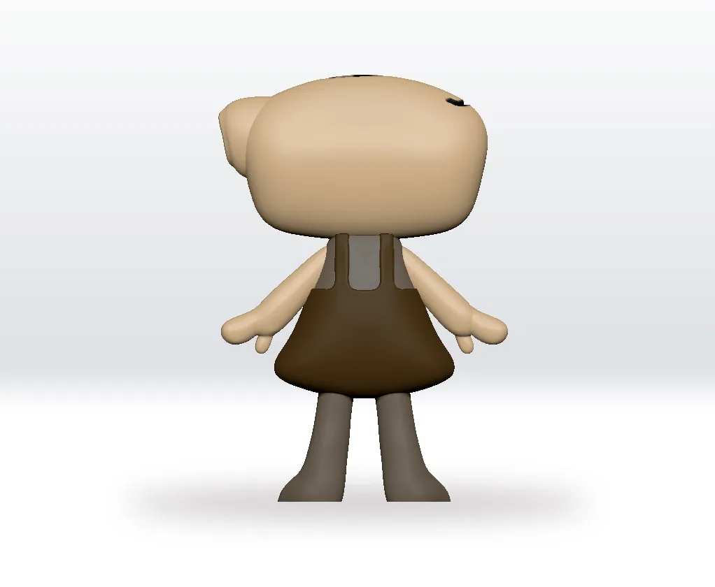 Shelly STL 3D file Dandy's World 3D FANART Model of Dandy
