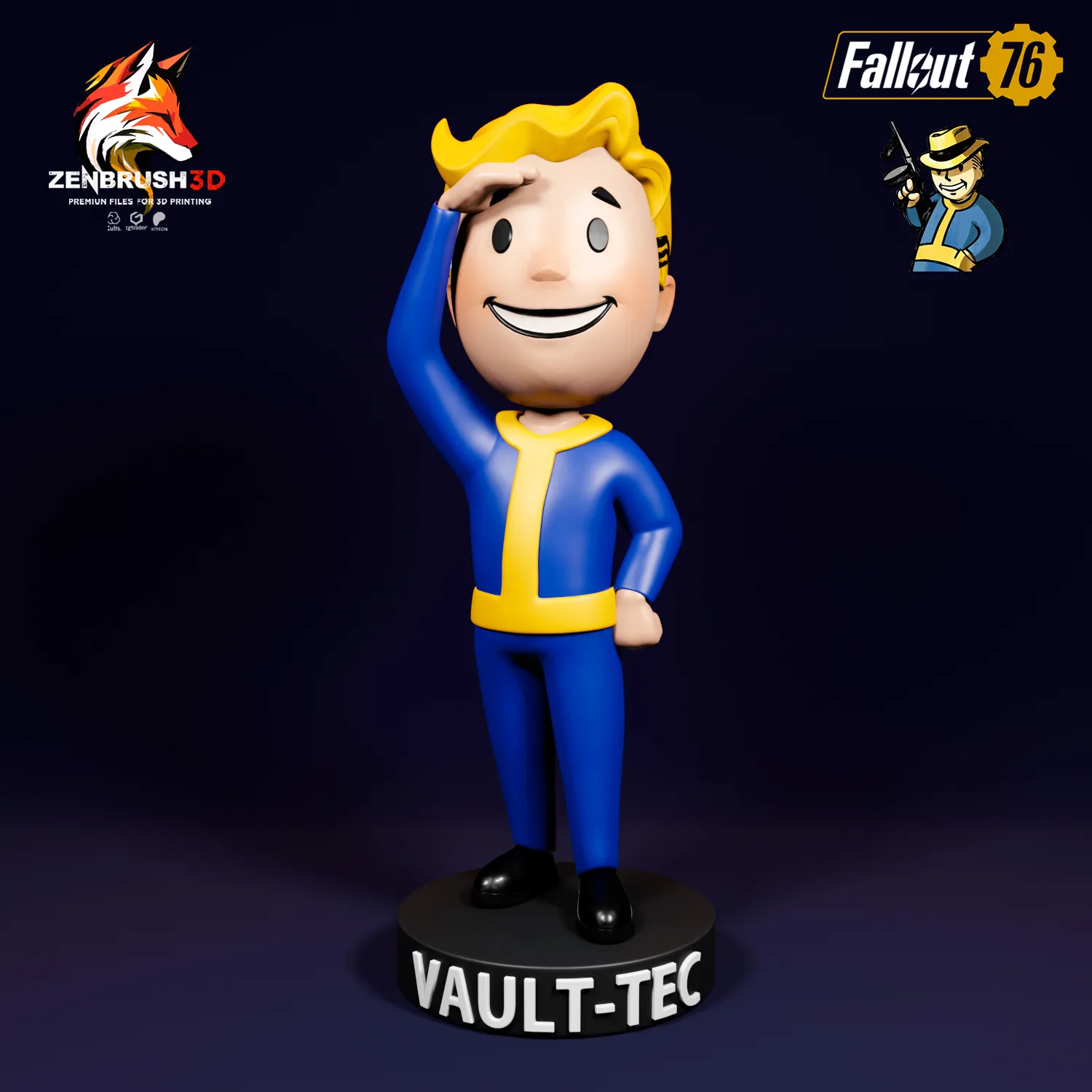 BOBBLEHEAD PACK 2 - FALLOUT 3D PRINTING - STL