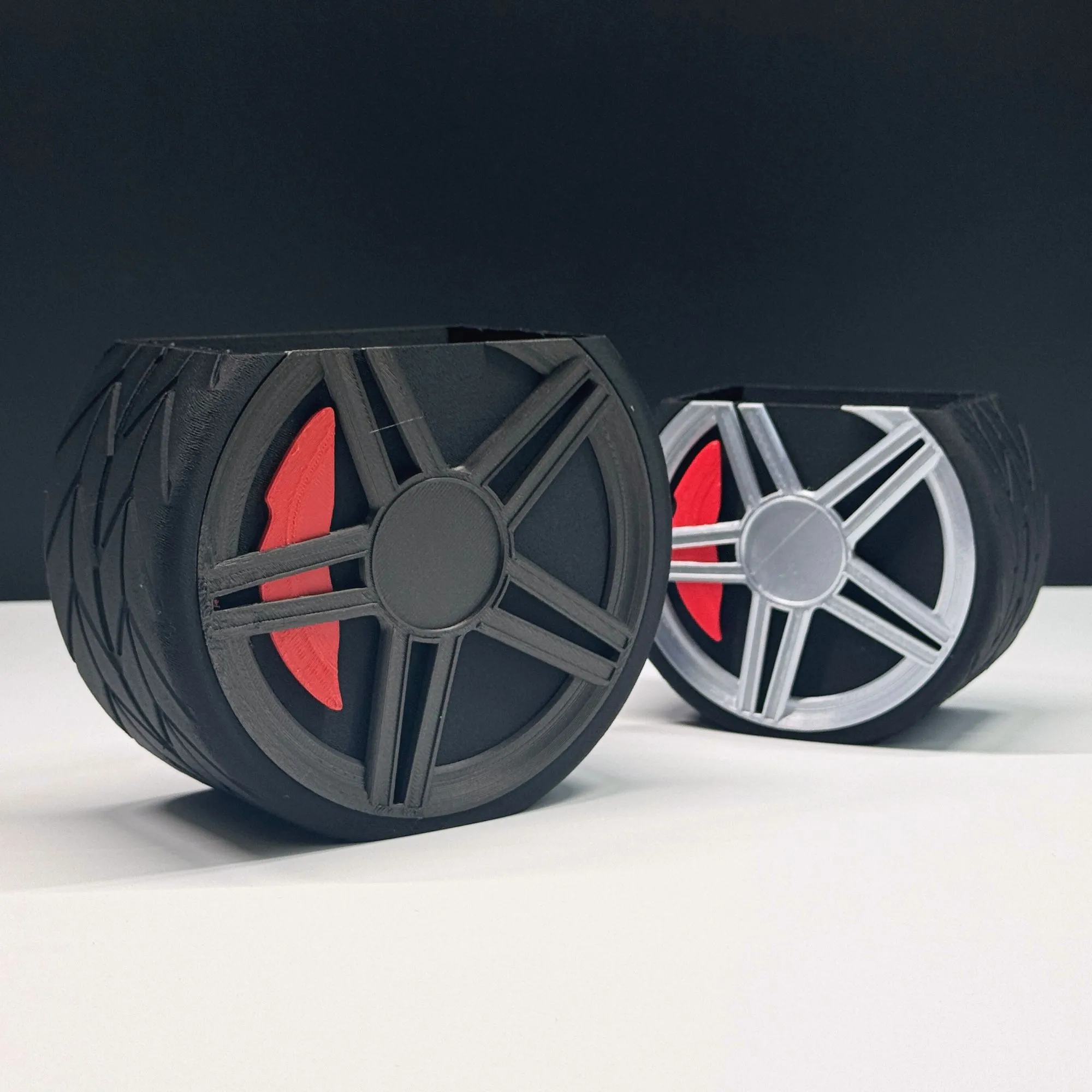 3D Printable Car Wheel Desktop Accessory