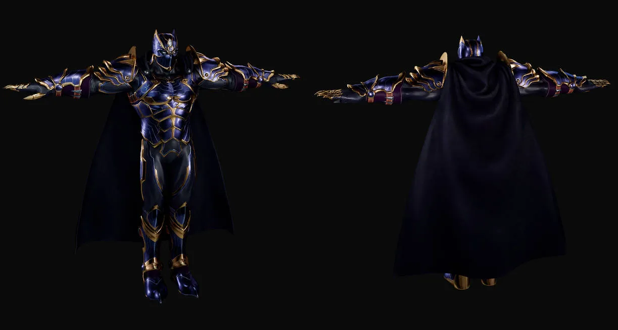 Бесплатная Characters & Creatures STL загрузка - Black Panther Armor ...