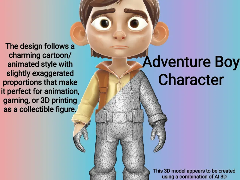 Adventure Boy Character
