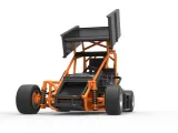 Pavement Winged 600 Micro sprint car Scale 1:25-3