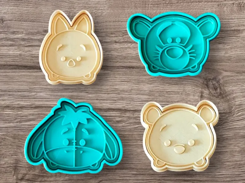 CORTANTES + ESTAMPAS WINNIE POOH / WINNIE THE POOH CUTTERS
