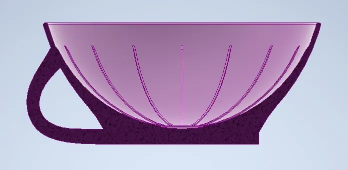 Shaving Bowl - With lines
