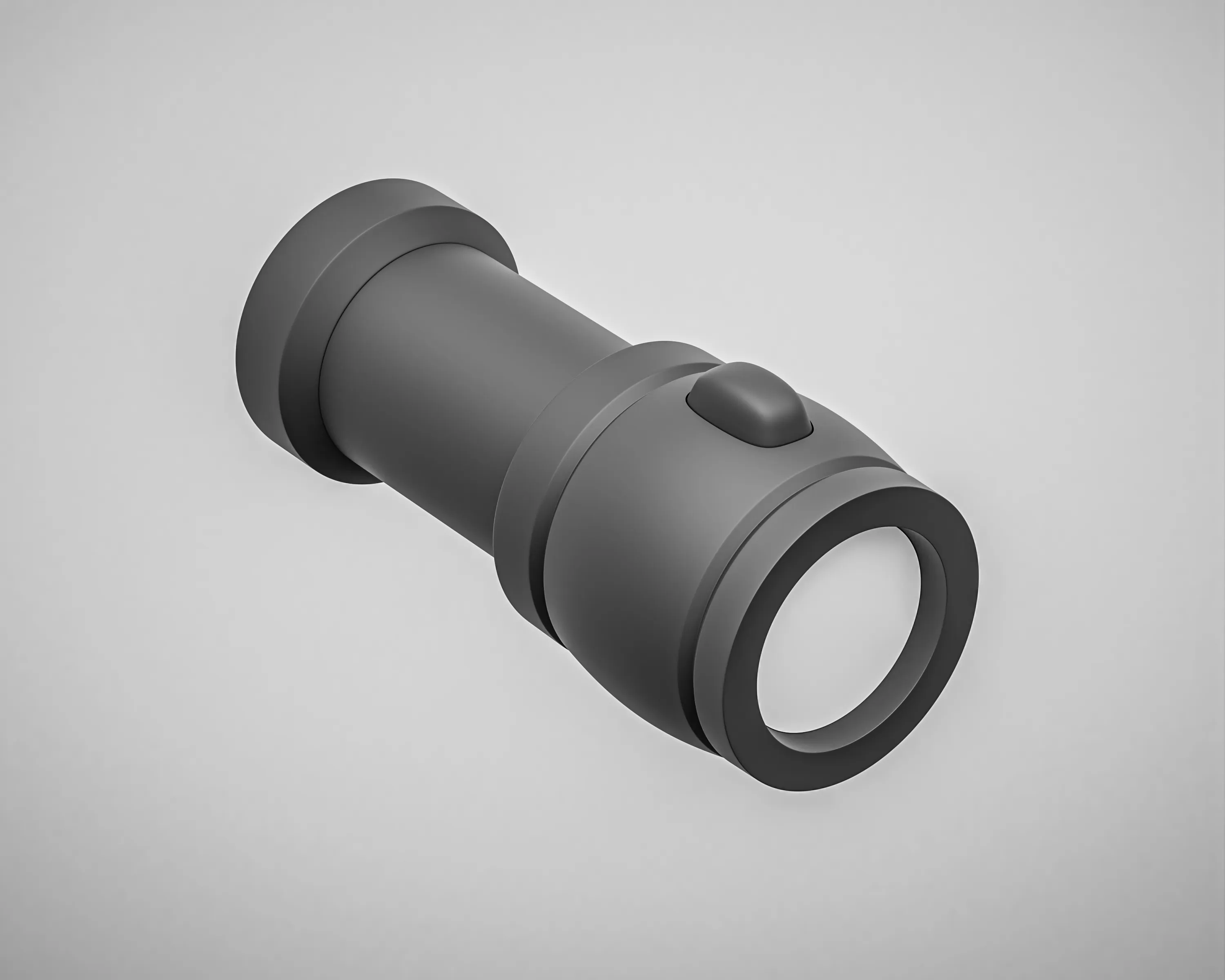 Lethal Company Flashlight - 3D Printable STL Model