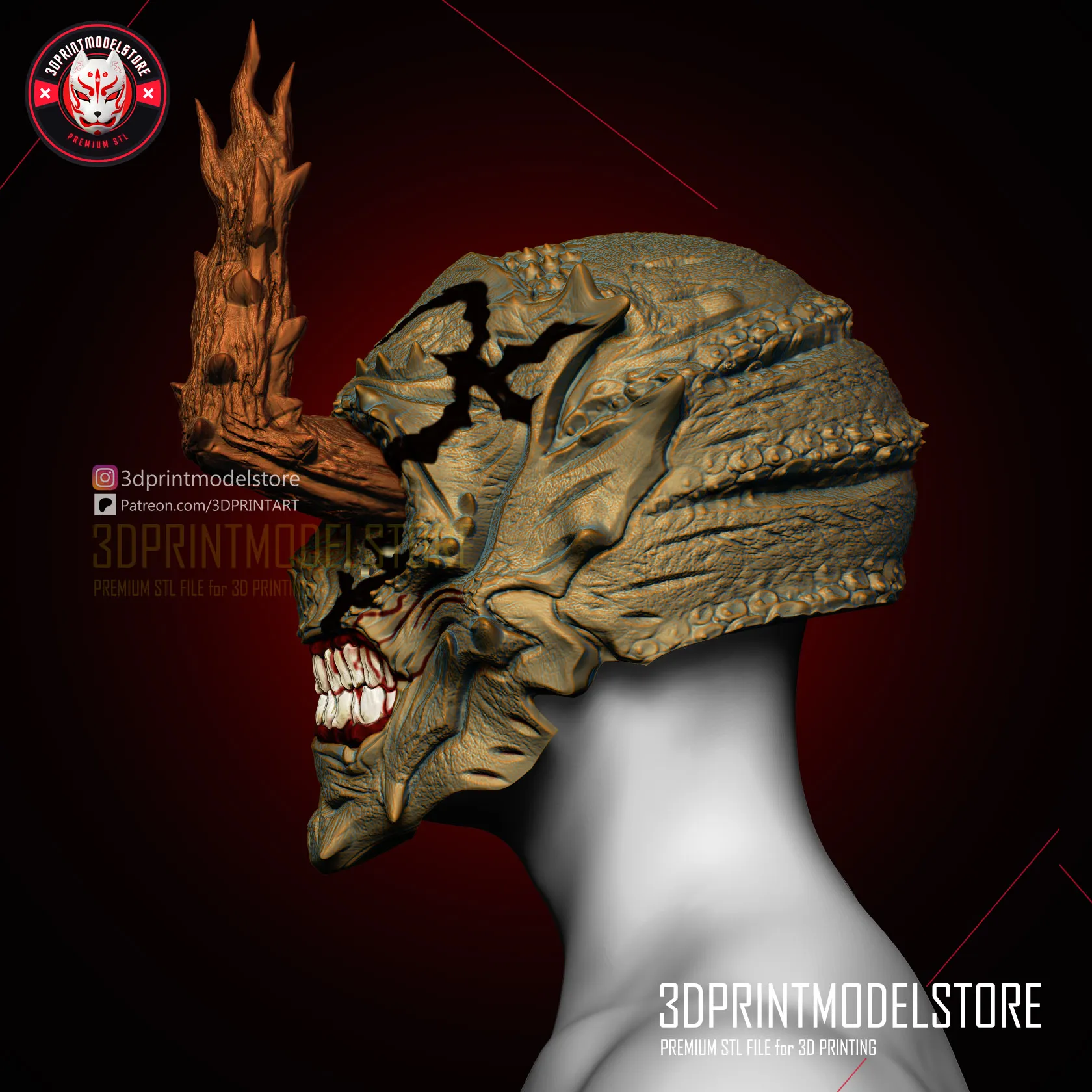 Hanami Mask - Jujutsu Kaisen Anime Cosplay Props
