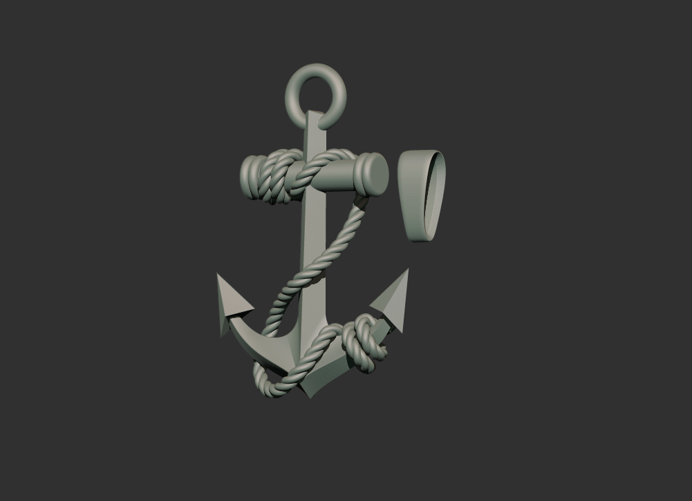 Anchor Pendant 3D models download Creality Cloud