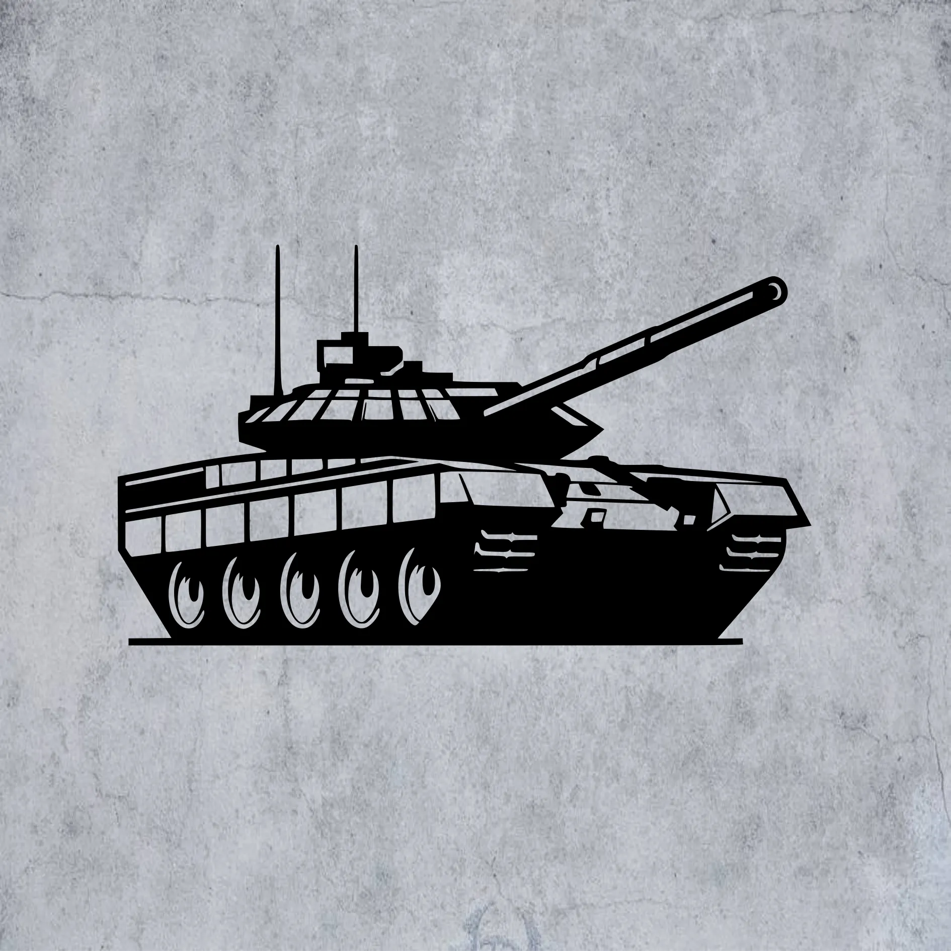 Т-72 РУССКИЙ СОВРЕМЕННЫЙ ТАНК | 2D НАСТЕННОЕ ИСКУССТВО