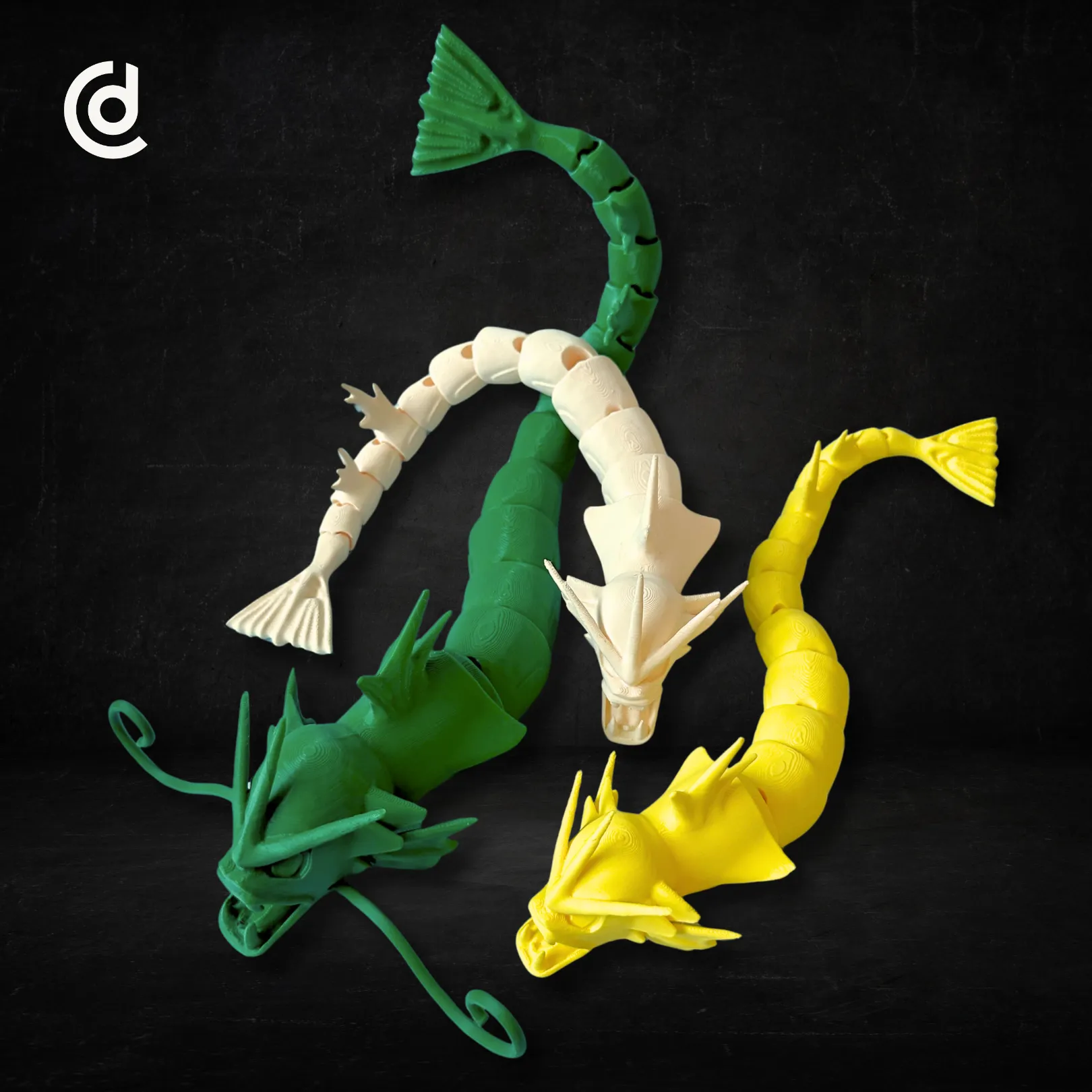 [Exclusive] Articulated Dragons - Pokemon Gyarados