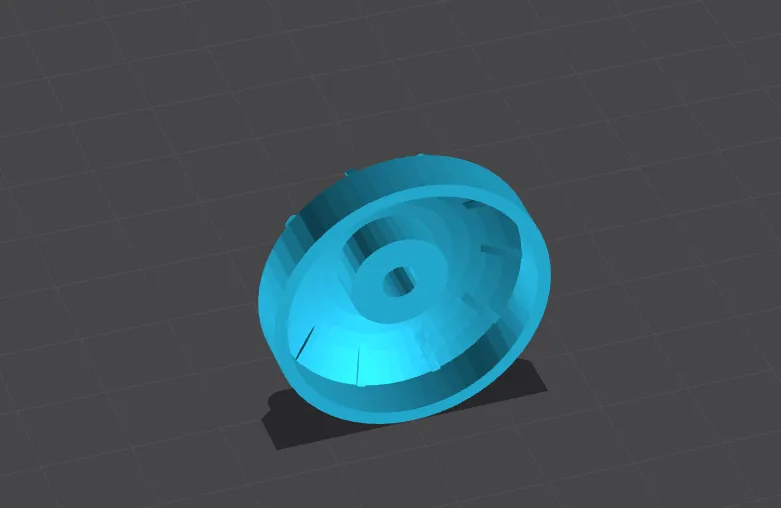 Light circle button
