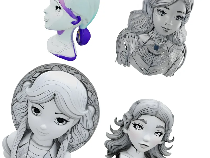 Charming Character Busts Collection