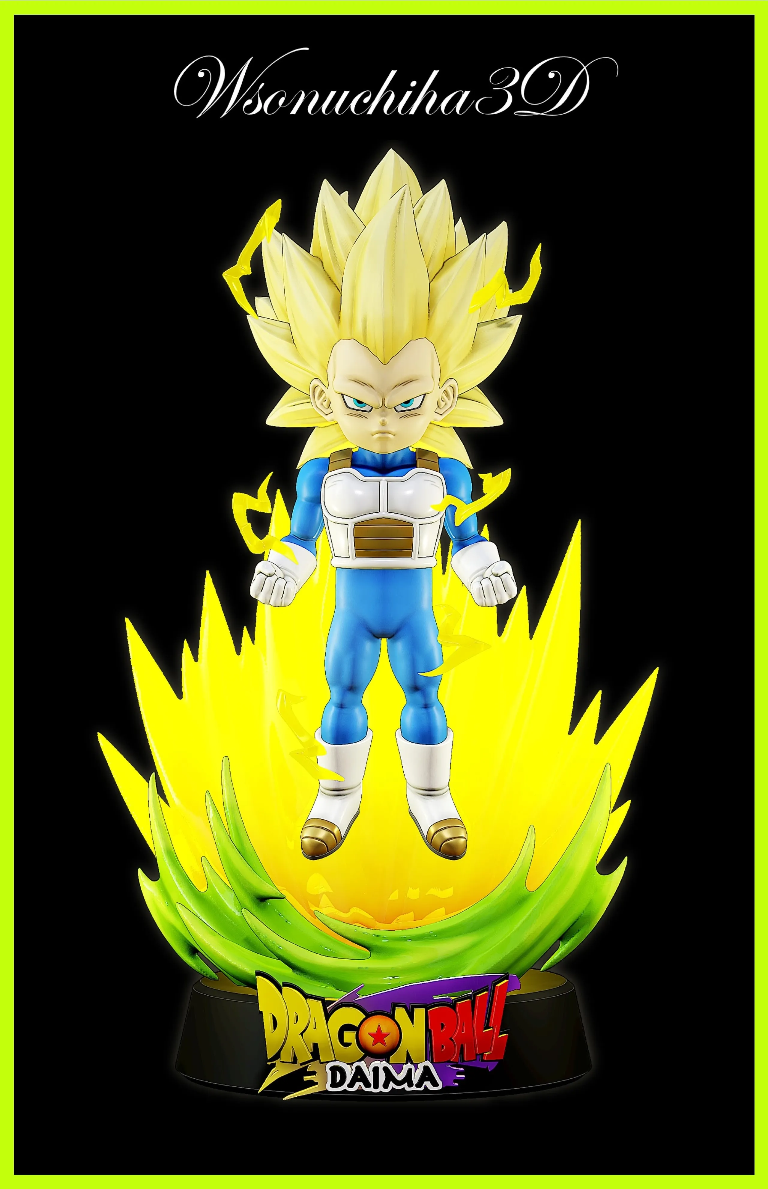 Vegeta Super Saiyan 3 / Dragon Ball Daima