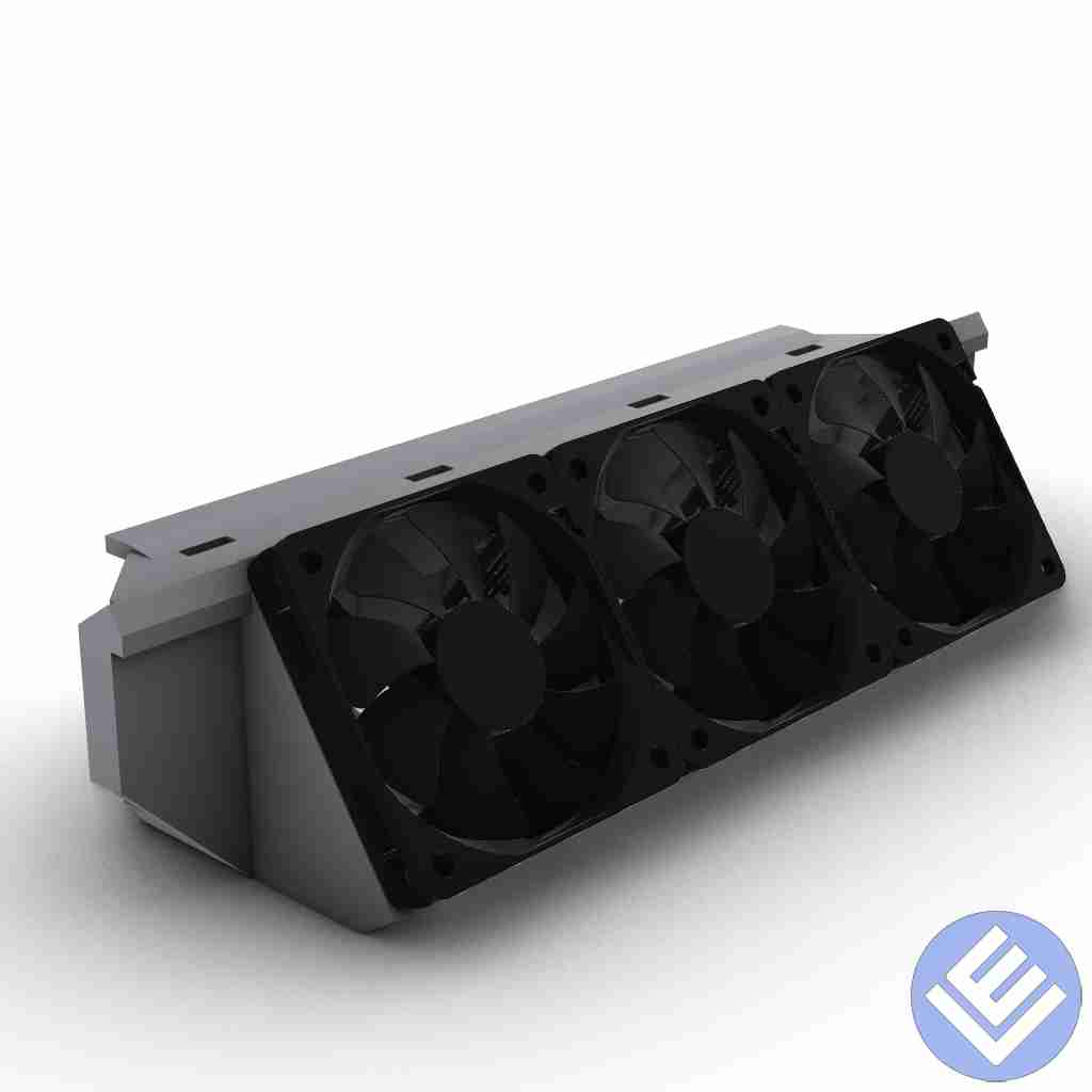 AUX FAN FOR ENDER 3 S1 WITH LED LIGHT - P1M2 | 3D models download ...