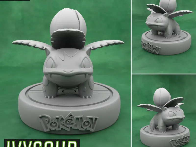Bisaknosp - Herbizarre (Pokémon) - STL - 3D-Druck