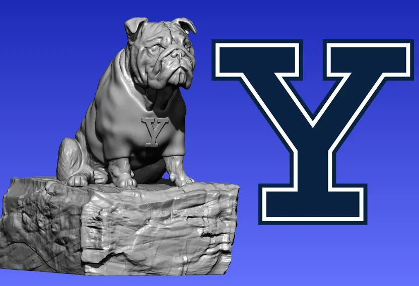 NCAA - Handsome Dan statue - Yale University - 3D PRINT