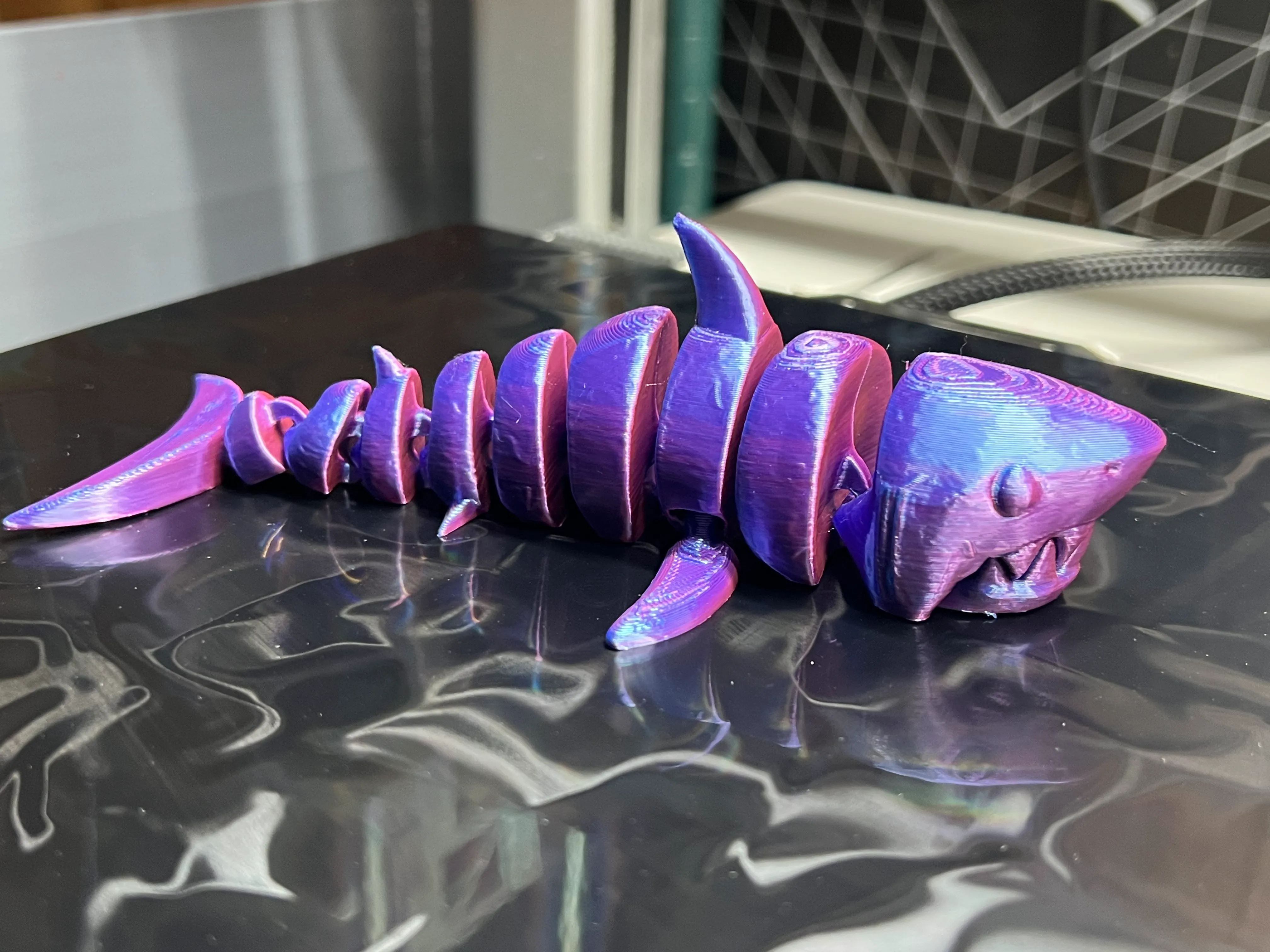 3d Printer Files 3mf File Articulated Shark Creality Cloud