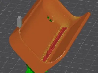 Handbürstenabtropfschale / Hand brush drip tray