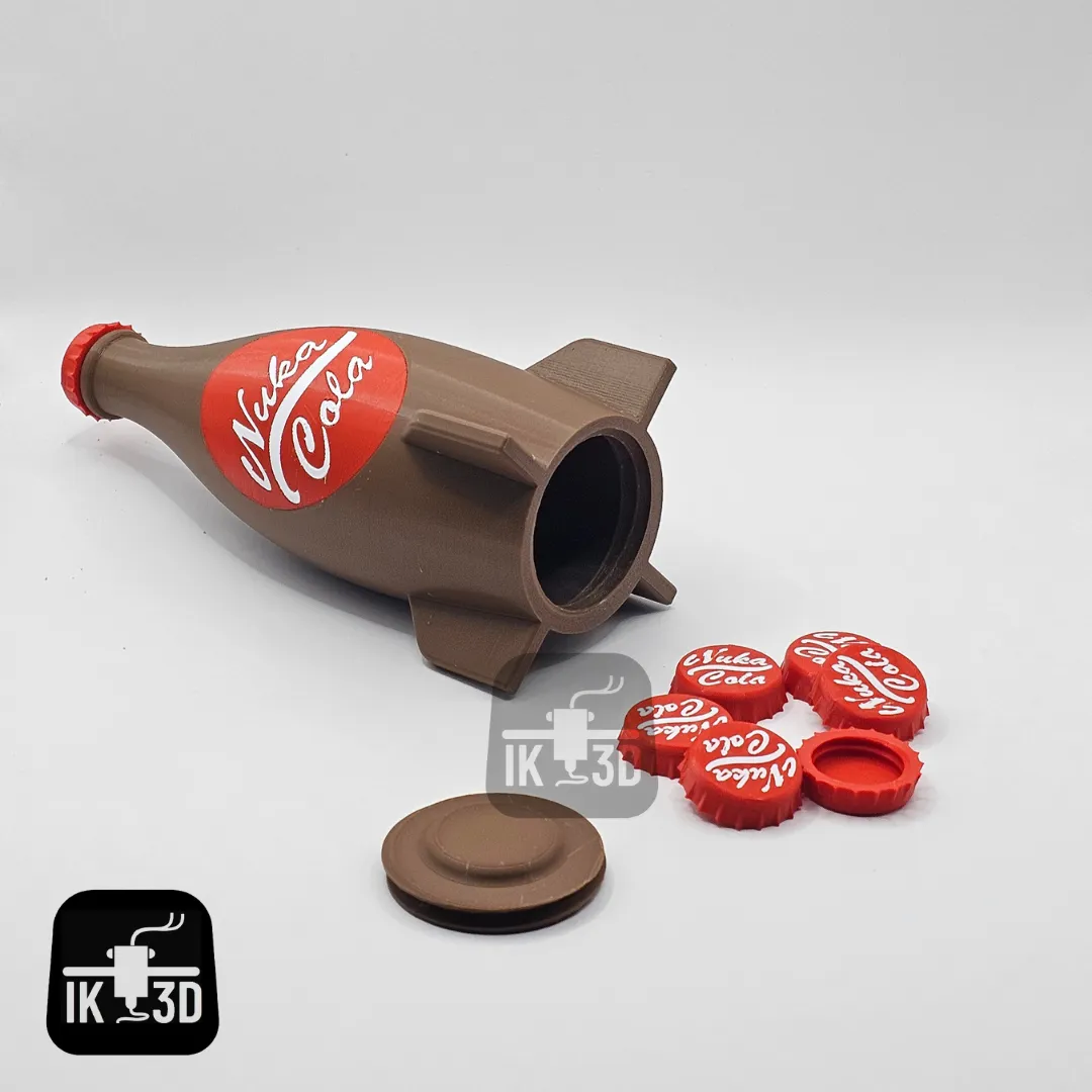 NUKA COLA BOTTLE + STASH + MONEY BOX / 3MF INCLUDED | 3D models ...