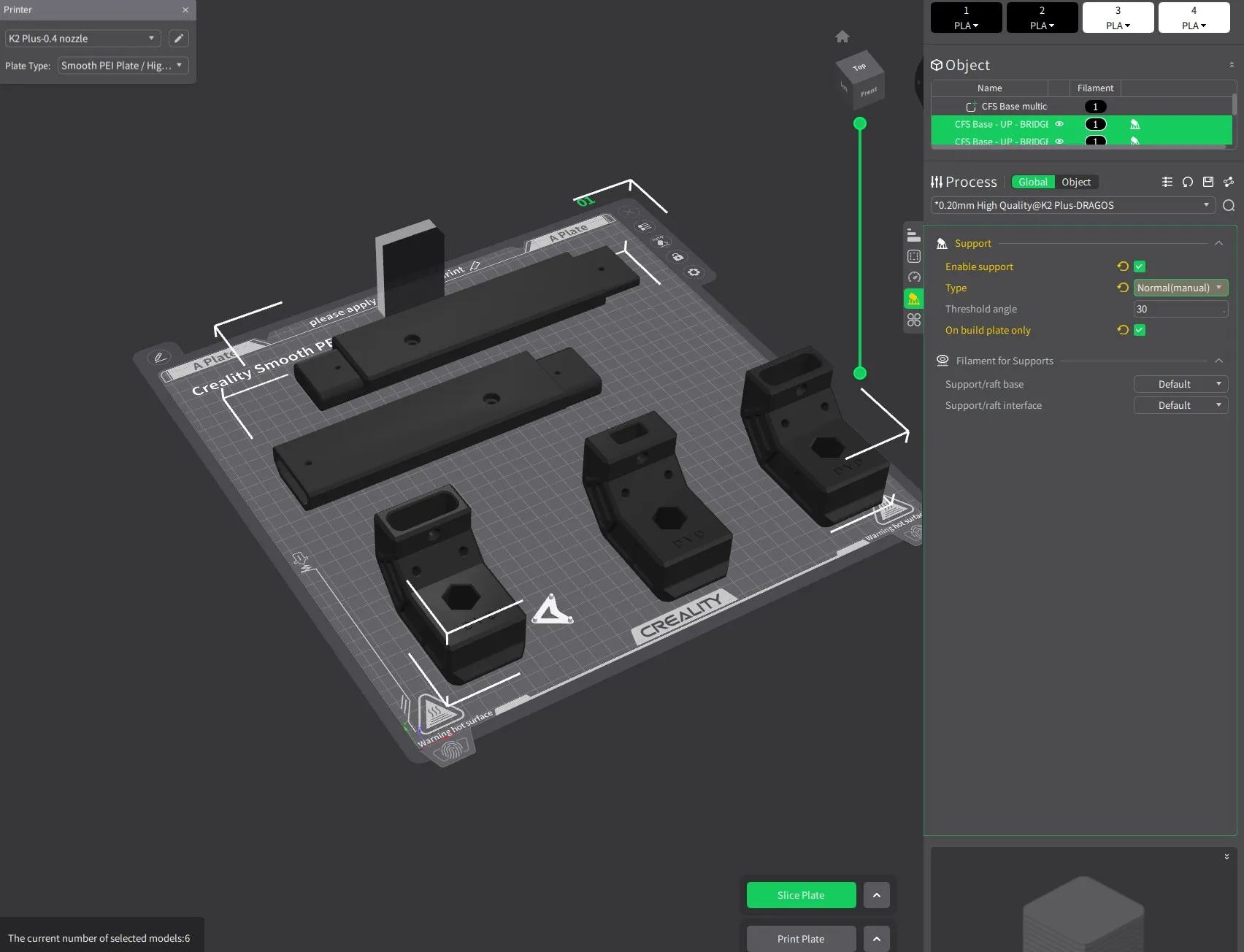 Creality K2PLUS CFS rack UPDATED