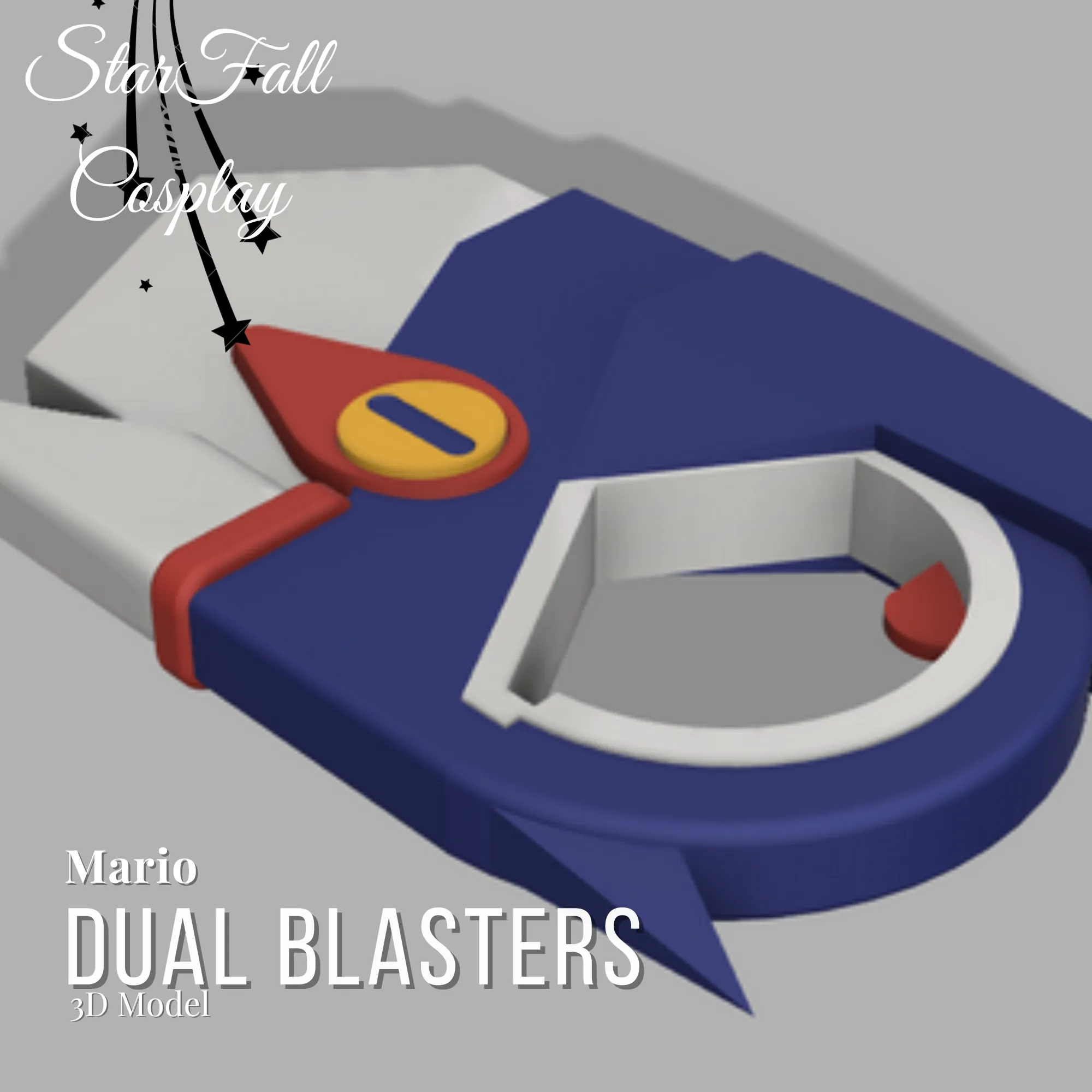 Mario Dual Blaster 3D Model