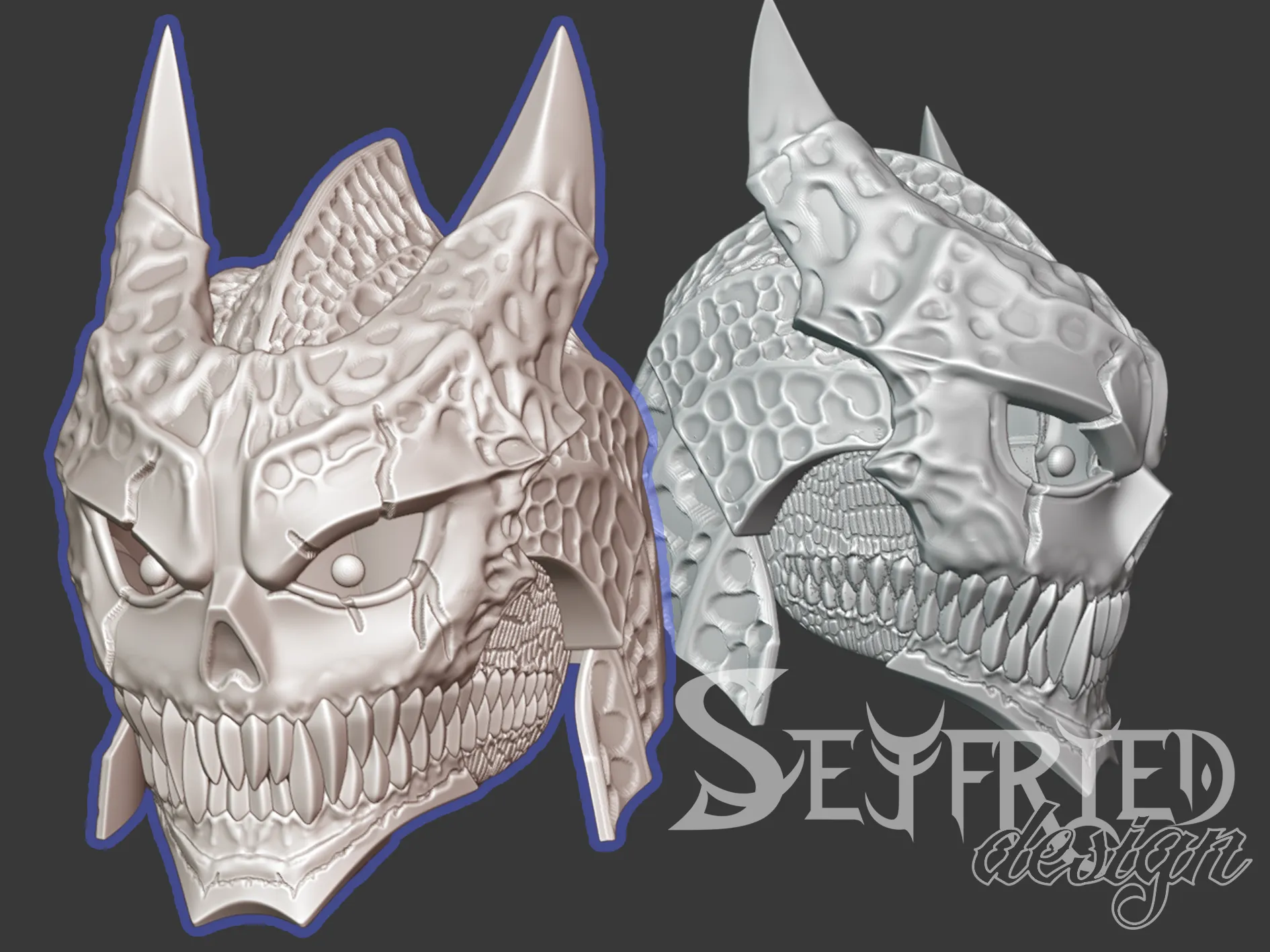 Kaiju No.8 Number 8 fully wearable cosplay helmet