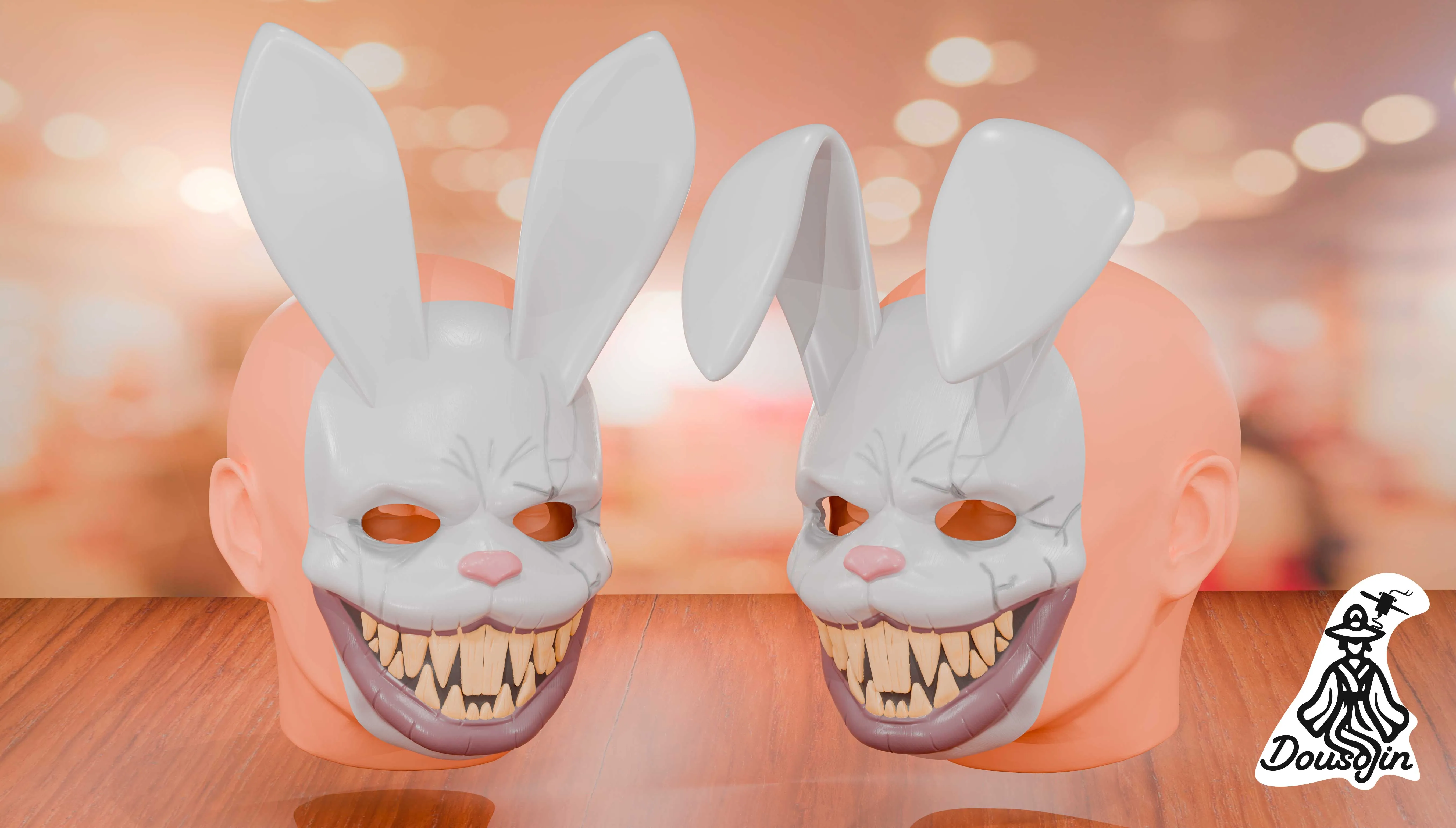 Cosplay STL Download - Horrible Rabbit Maskby Dousojin