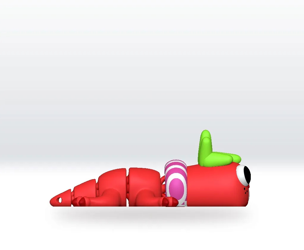 Characters & Creatures STL Download - Sprout Flexi Articulated STL 3D ...