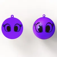 CiCi Christmas tree ornament and keychain-8